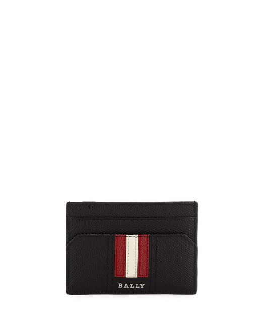Bally Leather Card Case with Money Clip