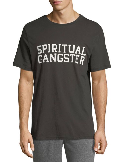 Spiritual Gangster Varsity Logo-Graphic T-Shirt