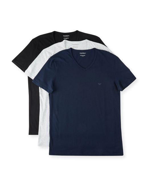 Emporio Armani V-Neck Three-Pack T-Shirts