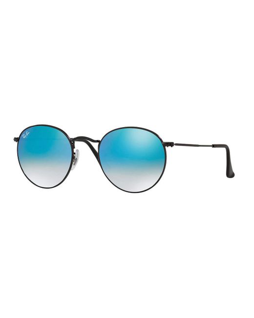 Ray-Ban Round Ombre-Mirrored Sunglasses