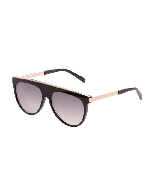 Balmain Flat-Top Aviator Sunglasses