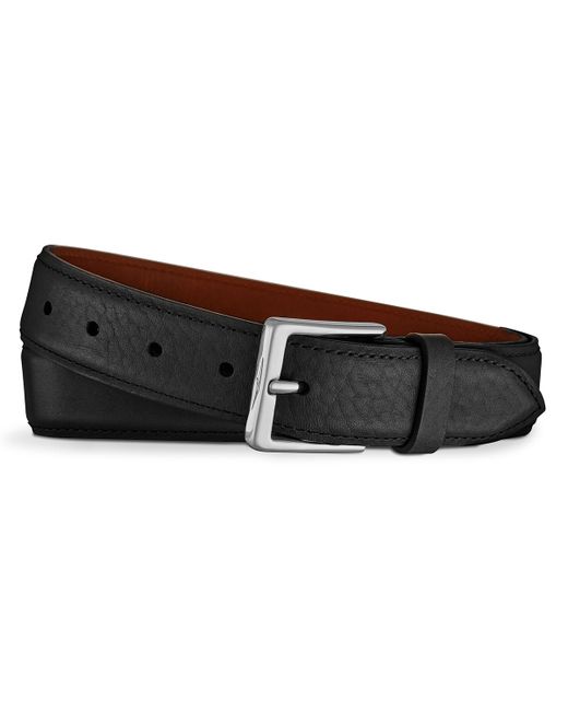 Shinola Bombe Leather Tab Belt