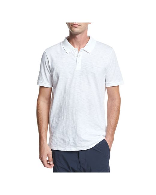 Vince Classic Slub Cotton Polo Shirt