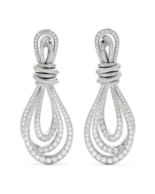 de GRISOGONO Allegra 18-karat Diamond Earrings one