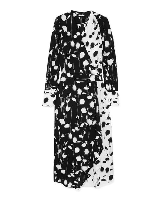 Equipment Neema Asymmetric Wrap-effect Floral-print Georgette Maxi Dress