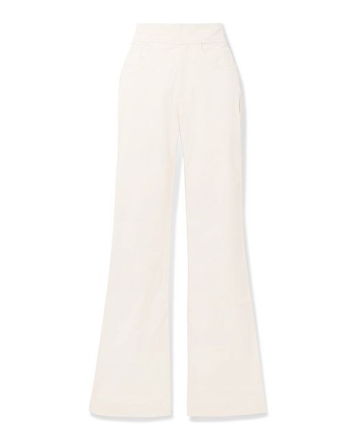 Johanna Ortiz Coco De Indias Stretch-cotton Straight-leg Pants