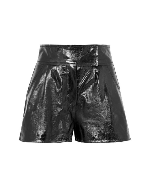 Stand Studio Pernille Teisbaek Destiny Pleated Textured-leather Shorts