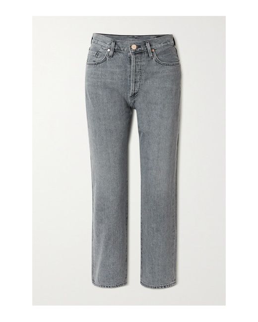 Goldsign Net Sustain The Relaxed Straight Mid-rise Straight-leg Jeans