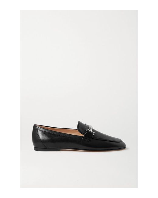 Tod's Embellished Leather Loafers
