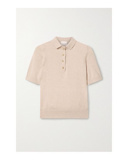 Handvaerk Pima Cotton And Cashmere-blend Polo Shirt