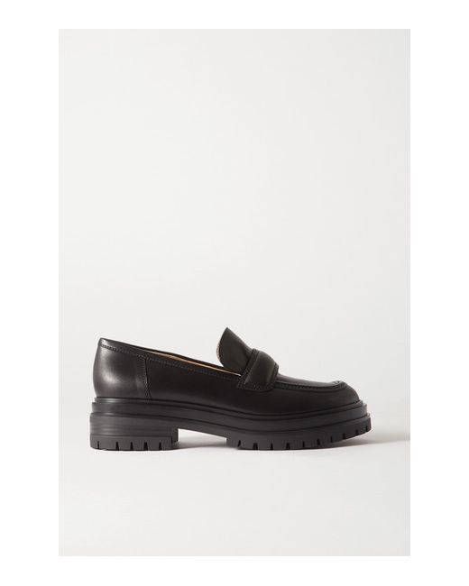 Gianvito Rossi Leather Loafers