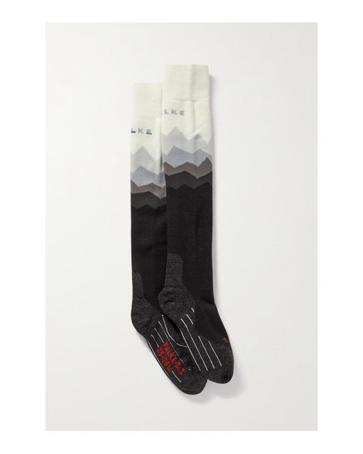 FALKE Ergonomic Sport System Sk2 Intarsia-knitted Ski Socks