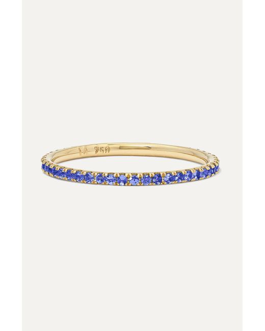 Ileana Makri Thread 18-karat Rose Sapphire Ring