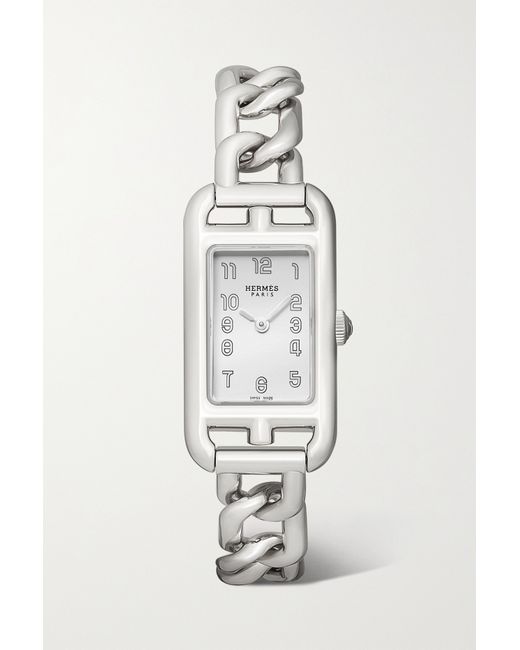 Hermès timepieces Nantucket 17mm Very Small Stainless Steel Watch