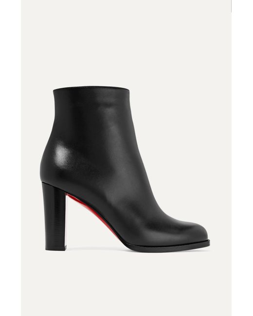 Christian Louboutin Adox 85 Leather Ankle Boots