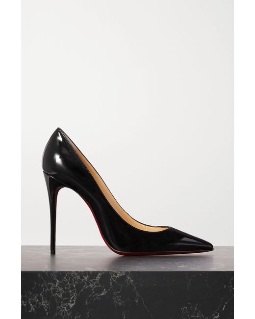 Christian Louboutin Kate 100 Iridescent Leather Pumps