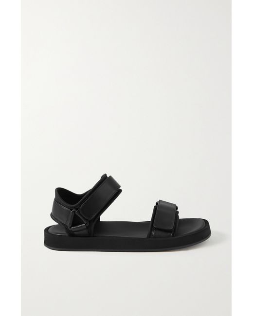 The Row Hook And Loop Leather Sandals