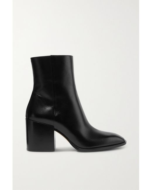 Aeyde Leandra Leather Ankle Boots