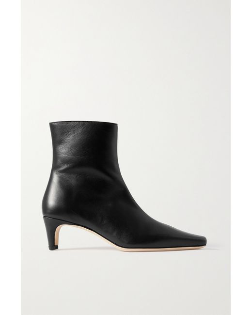 Staud Wally Leather Ankle Boots