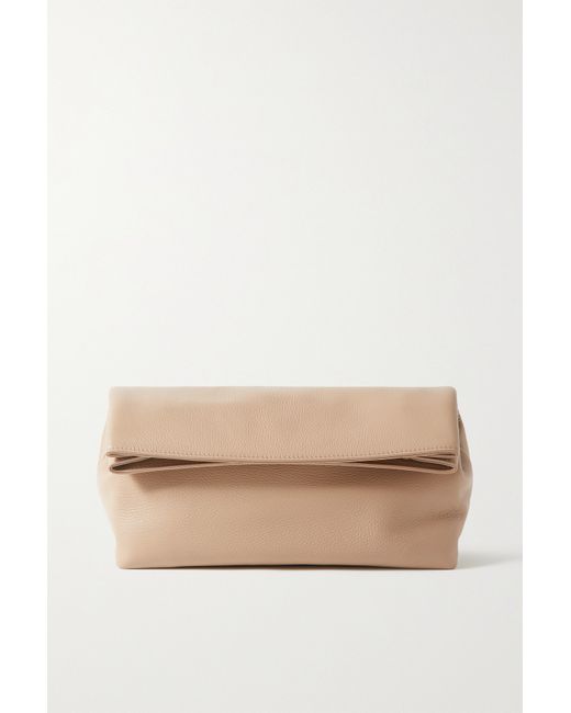 Gabriela Hearst Phoebe A Textured-leather Clutch