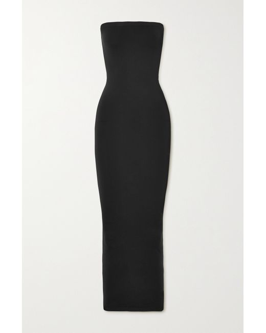 Wolford Fatal Strapless Stretch-jersey Maxi Dress