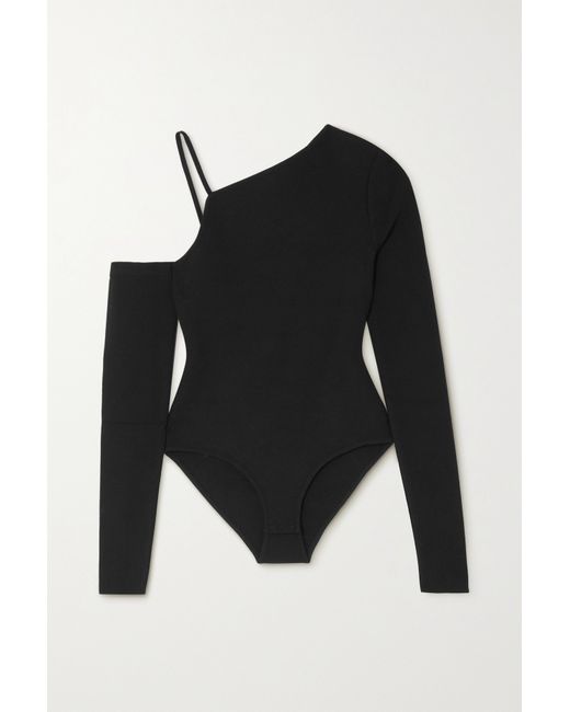 Zeynep Arcay Cutout Stretch-knit Bodysuit