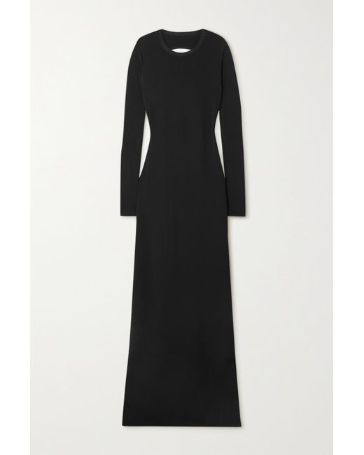 Givenchy Open-back Cutout Knitted Maxi Dress