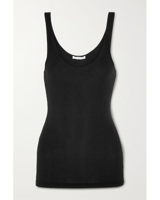 James Perse The Daily Ribbed Stretch-cotton Tank