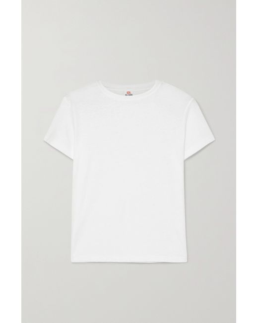Re/Done Classic Cotton-jersey T-shirt