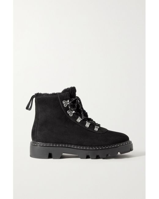 Rag & Bone Quest Shearling-lined Suede Ankle Boots
