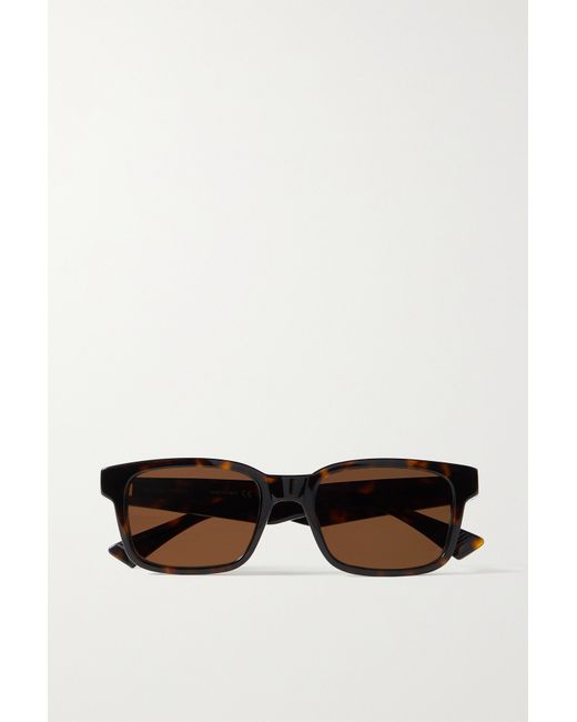 Bottega Veneta Square-frame Tortoiseshell Acetate Sunglasses