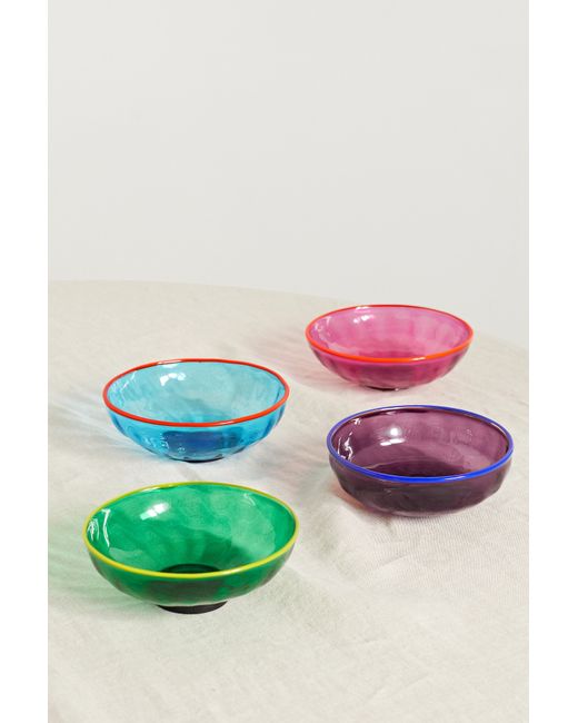 La Double J. Set Of Four Murano Glass Bowls