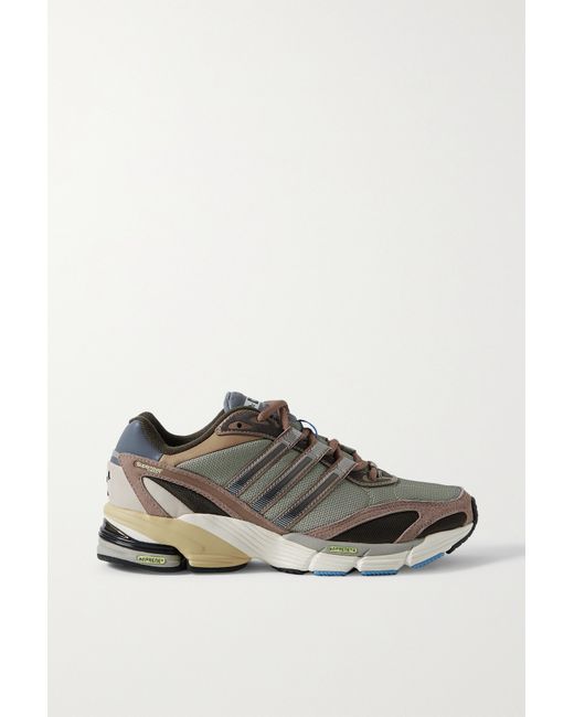Adidas Originals Supernova Cushion 7 Suede-trimmed Leather And Mesh Sneakers