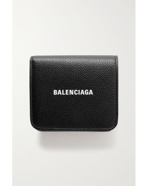 Balenciaga Printed Textured-leather Cardholder