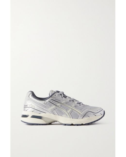 Asics Gel-1090 Mesh And Faux Leather Sneakers