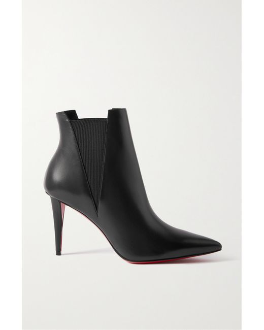 Christian Louboutin Astribooty 85 Leather Ankle Boots