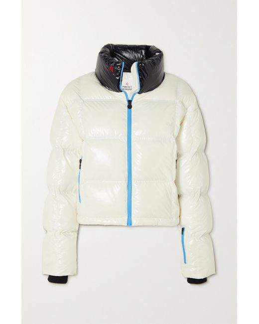 Perfect Moment Nevada Quilted Glossed-shell Down Ski Jacket