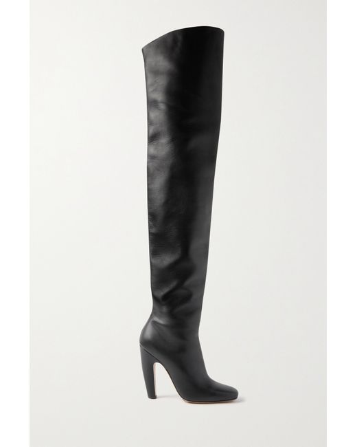 Bottega Veneta Veneta Leather Over-the-knee Boots