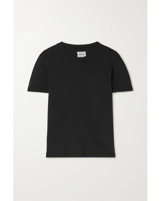 Khaite Emmylou Cotton-jersey T-shirt