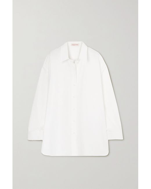 Valentino Cotton-poplin Shirt