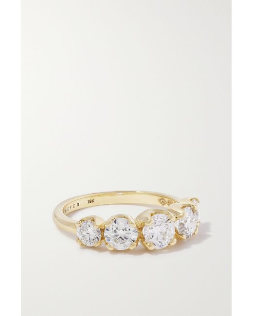 Jennifer Meyer Large 18-karat Diamond Ring