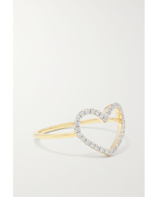 Yvonne Léon Open Heart 18-karat Diamond Ring