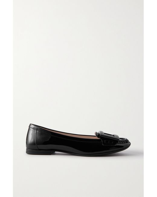 Roger Vivier Buckled Patent-leather Loafers