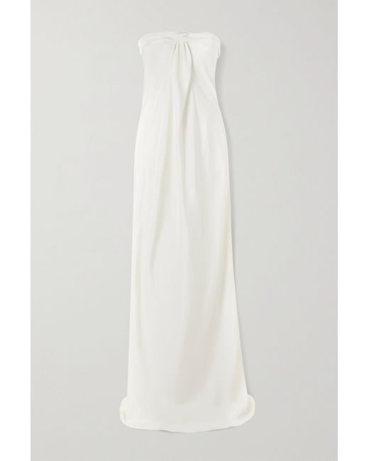 Tom Ford Strapless Silk Gown