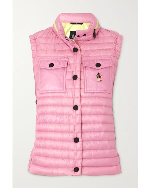 Moncler Grenoble Gumiane Quilted Shell Down Vest