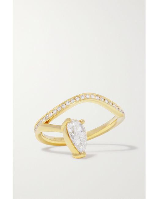 Kimaï Serena 18-karat Recycled Laboratory-grown Diamond Ring