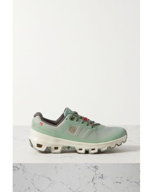 Loewe On Cloudventure Recycled-canvas And Mesh Sneakers