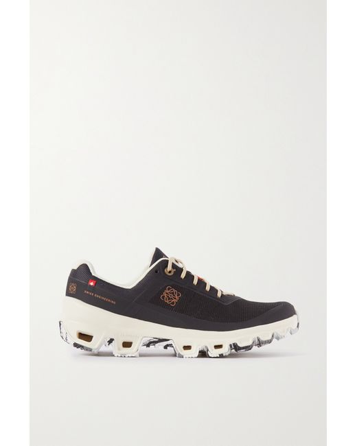 Loewe On Cloudventure Recycled-canvas And Mesh Sneakers