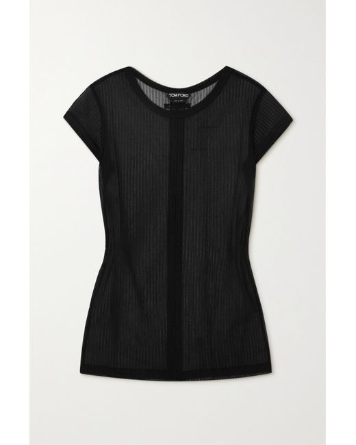 Tom Ford Ribbed Jersey Top