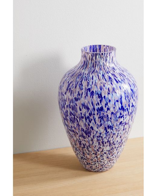 Stories of Italy Macchia Su Olla Murano Glass Vase
